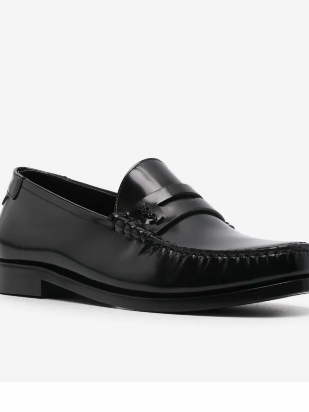 Saint Laurent YSL Le Loafer Black Penny Loafers Size 39